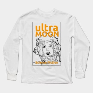 YELLOW ULTRA MOON sci-fi travel to the moon Long Sleeve T-Shirt